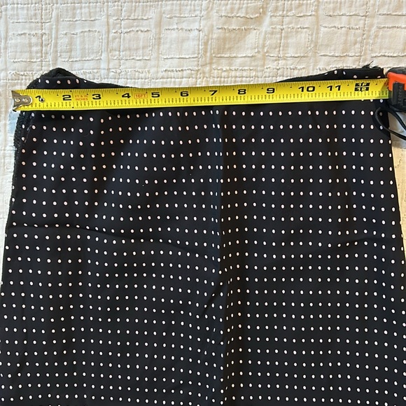 Vintage B&W Polka Dot Midi Skirt - Picture 4 of 4